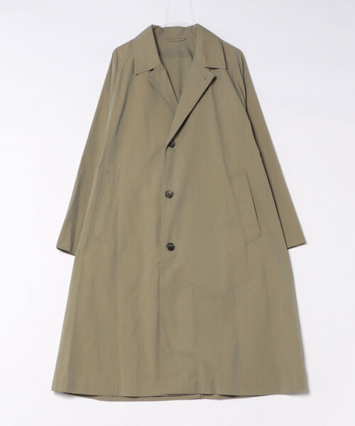 ステンカラーコート コート COTTON GABARDINE COAT メンズの画像