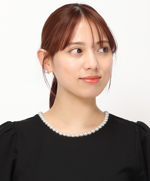 「MISCH MASCH」 半袖カットソー フリ- ブラック レディース_画像6