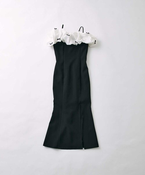 Belle Charme ワンピース 半袖 「Belle Charme」Ribbon Oneshoulder