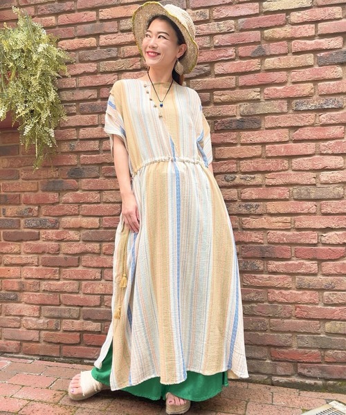 チャイハネ（CAYHANE） ワンピース 半袖 「チャイハネ」ラナダイ