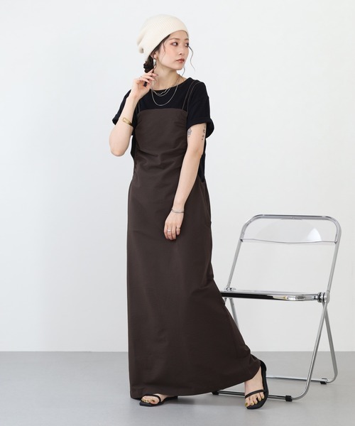 hunch（ハンチ） ワンピース 夏 撥水加工キャミワンピース : ZOZOTOWN 