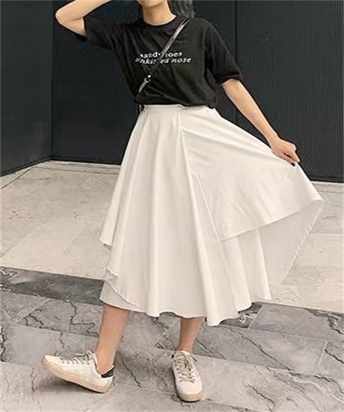 「Dream garden」 フリルスカート L ブラック レディース_画像6