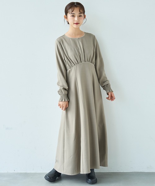 「mil」 長袖ワンピース X-SMALL ブラック レディース_画像9