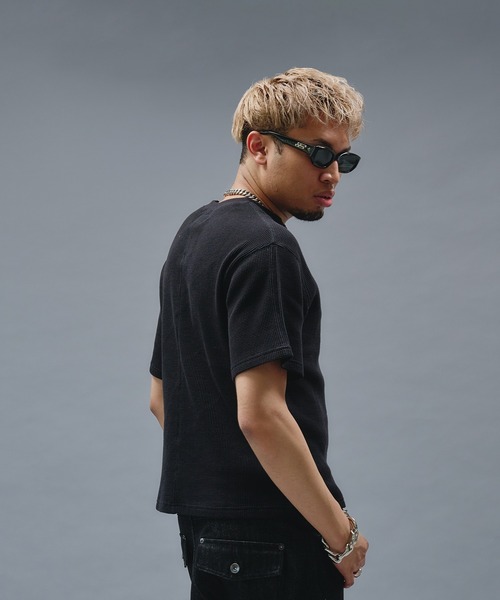 「ANDER HUNK」 半袖Tシャツ SMALL グレー メンズ_画像5