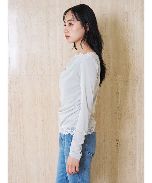 SNIDEL（スナイデル） tシャツ 「USAGI ONLINE/ZOZOTOWN限定」レース