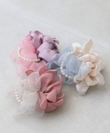 ブローチ カラーシフォンコサージュ「結婚式/パ...の詳細画像4