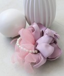 ブローチ カラーシフォンコサージュ「結婚式/パ...の詳細画像2