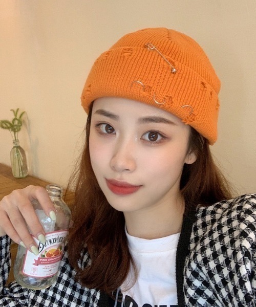 ニット帽 ニットキャップ 「Bz」「WARAIJOGO（ワライジョーゴ