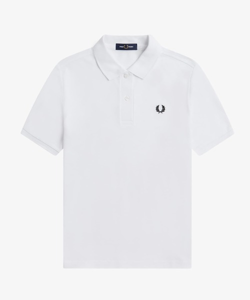 美品　FRED PERRY レディースポロシャツ　ホワイト　UK10 FRED PERRY ポロシャツ ポロ The Fred Perry Shirt - G6000