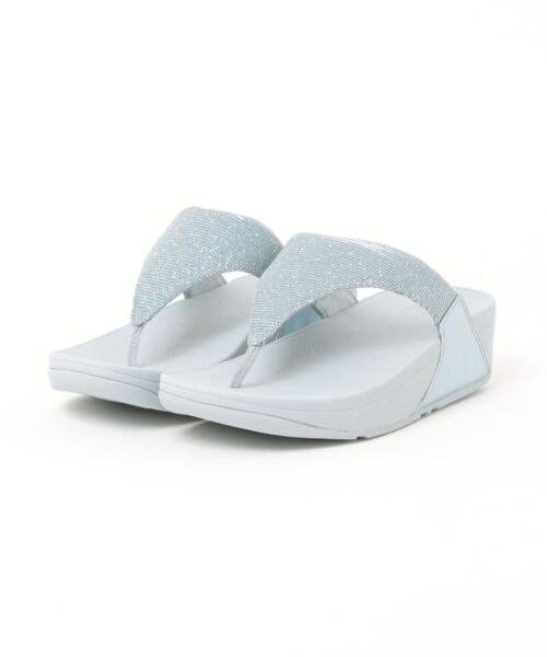 FitFlop Lulu Shimmer サンダル シルバー 厚底 ウェッジ FitFlop サンダル 「fitflop」フィットフロップ LULU SHIMMERLUX