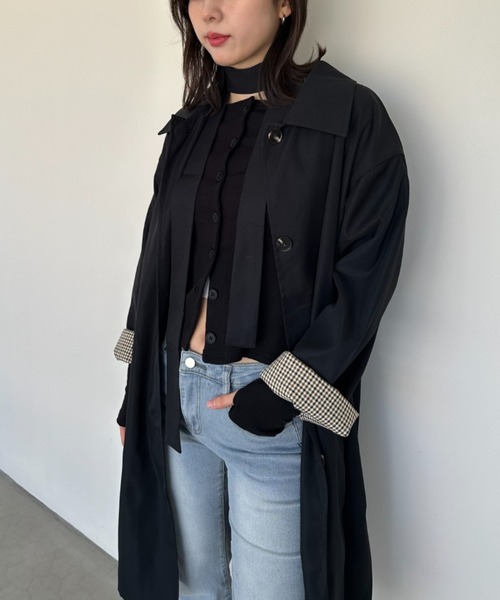gossip!ロサンゼルス ステンカラーコート コート ステンカラートレンチ