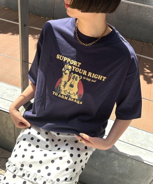 LACーVERT tシャツ 「累計販売枚数2万枚突破」ベアプリントTシャツ