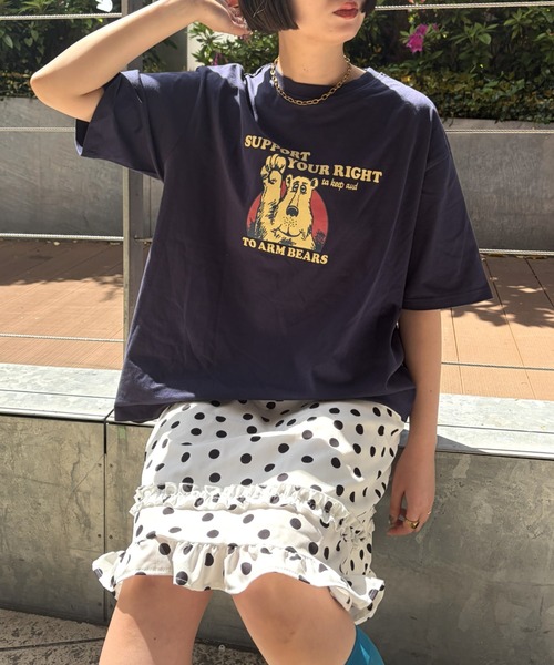 LACーVERT tシャツ 「累計販売枚数2万枚突破」ベアプリントTシャツ