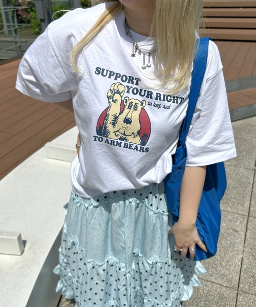 LACーVERT tシャツ 「累計販売枚数2万枚突破」ベアプリントTシャツ