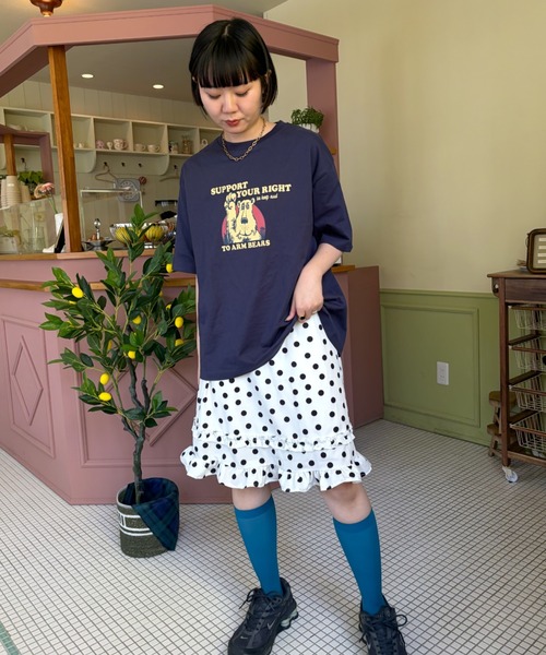 LACーVERT tシャツ 「累計販売枚数2万枚突破」ベアプリントTシャツ