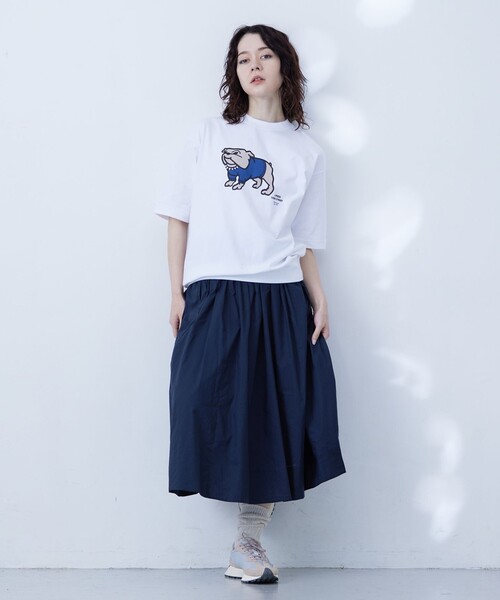 J.PRESS YORK STREET tシャツ 「UNISEX」ブルドッグプリントTシャツ