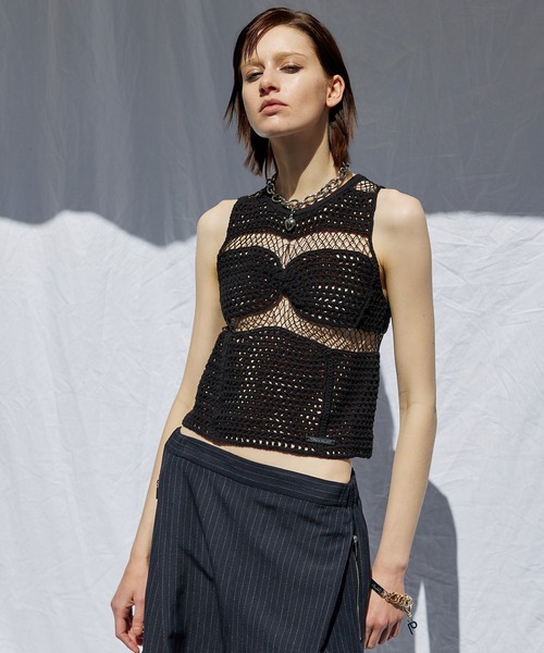 PRANK PROJECT Crochet Top クロシェトップ PRANK PROJECT tシャツ クロシェトップス / Crochet Top