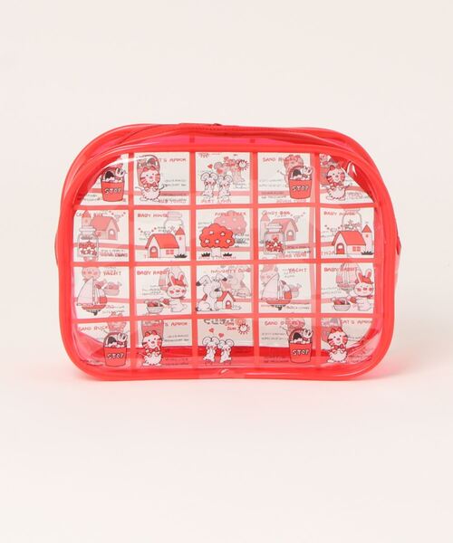 ポーチ 「シモジマ」ストップペイル クリアポーチ レディース