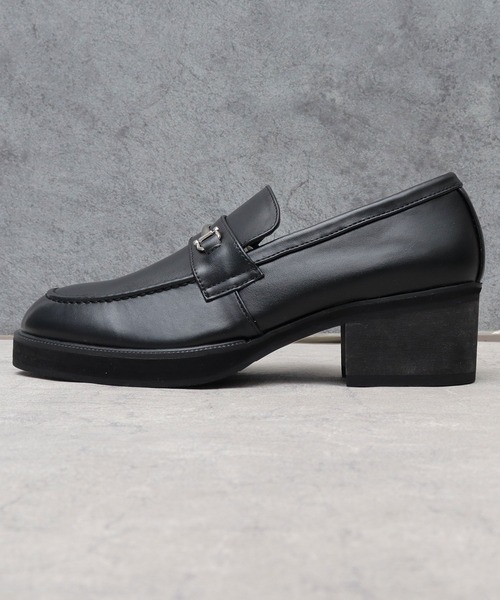 SD様　plate classic ローファー glabella ローファー ハイヒール ビット メンズ : ZOZOTOWN