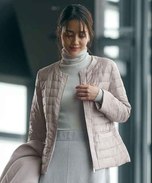 自由区　ライトダウンジャケット　48 洗える】リバーシブルライトダウン ジャケット （ダウンジャケット