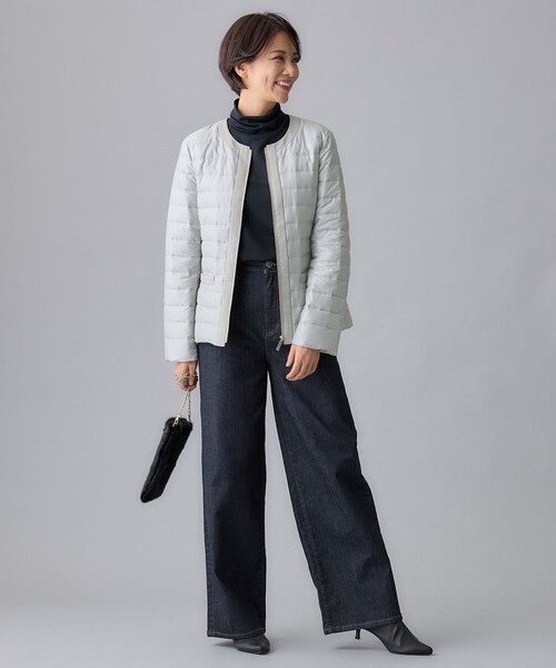 自由区（ジユウク） ダウンコート ダウンジャケット 「洗える」ライト