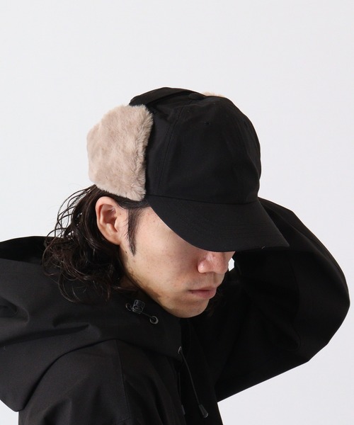 Fabulous（ファビュラス） キャップ 帽子 ナイロンファーフラップ