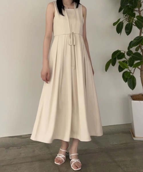 スカート リボン付フロントタックジャンパースカート : ZOZOTOWN Yahoo