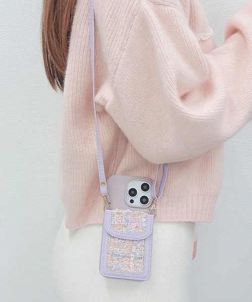Lace Ladies（レースレディース） スマホケース カラーツイード