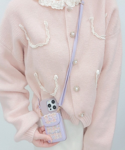 Lace Ladies（レースレディース） スマホケース カラーツイード