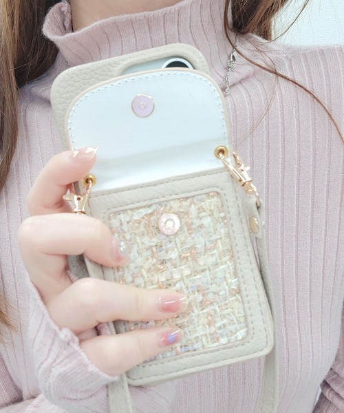 Lace Ladies（レースレディース） スマホケース カラーツイード