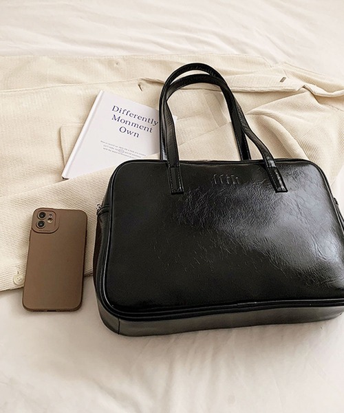 【完売品】 afb エナメルボストンバッグ AFB エナメルボストンバック 完売品