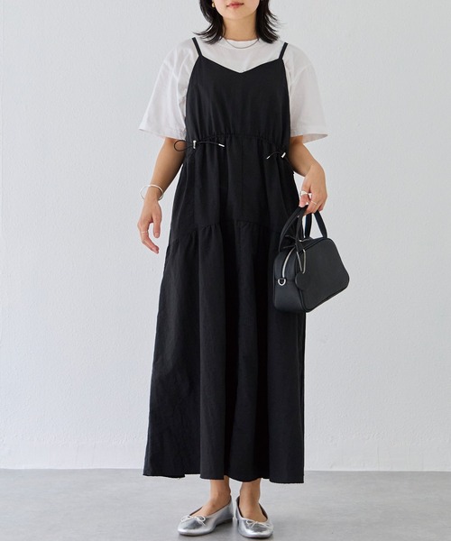 LAVEANGE ワンピース ドロストキャミワンピース : ZOZOTOWN