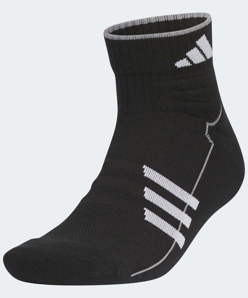 3P クルー丈 クッションソックス【adidas Golf/アディダスゴルフ
