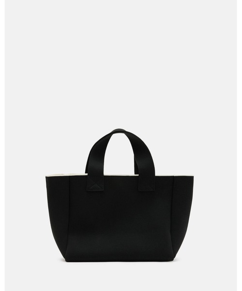 ALLSAINTS ミニ トートバッグ ショルダー ロゴ 国内発送 ALLSAINTS トートバッグ IZZY LOGO PRINT KNITTED MINI TOTE BAG