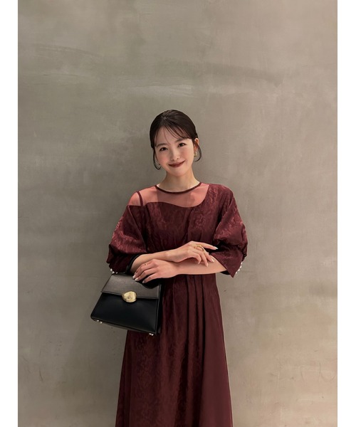 LE'RURE ドレス Meandering waist tuck flare dress : ZOZOTOWN Yahoo