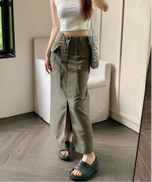 Dream garden（ドリームガーデン） スカート カーゴポケットIライン