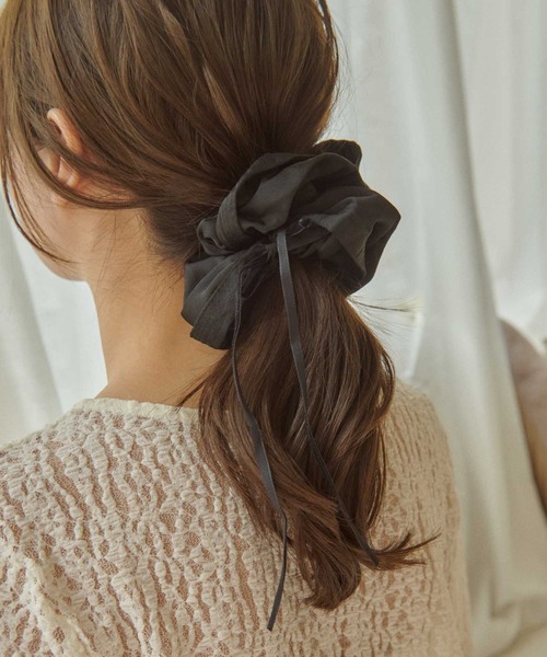 Bibiy DOLLY HAIR RIBBON シュシュ GOLDY シュシュ リボン ハング ビッグ : ZOZOTOWN Yahoo!店