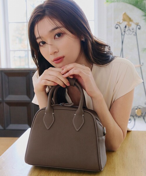 Tiaclasse ハンドバッグ 「本革」2WAYステッチハンドバッグ : ZOZOTOWN