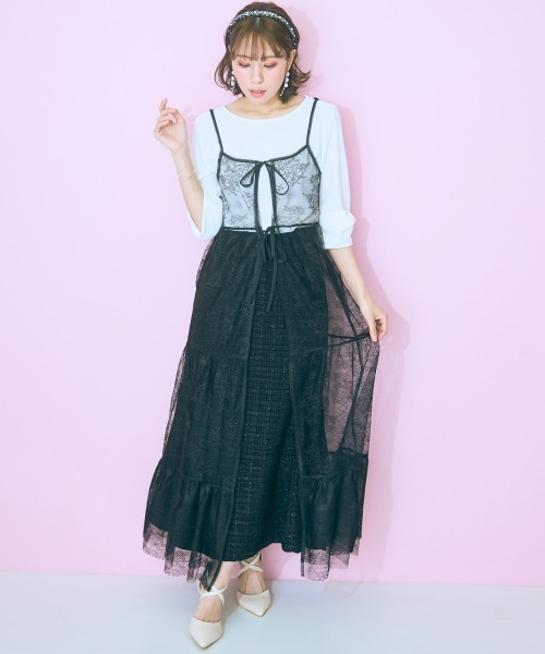 ツイードマーメイドスカート marun 大きいサイズ＞ツイードマーメイドスカート marun 通販【ニッセン】