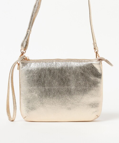 【美品】ホワイト ショルダーバッグ B：MING by BEAMS（ビーミング by ビームス） ショルダーバッグ バッグ