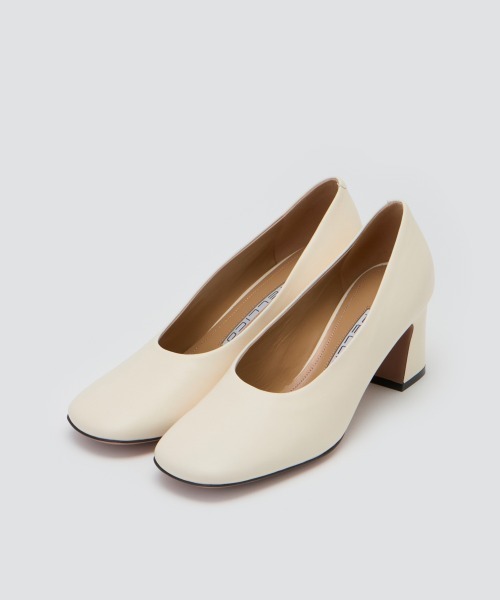 PELLICO パンプス PELLICO パンプス PALA スムース 6.5cm VANILLA : ZOZOTOWN
