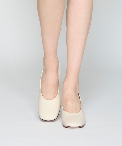PELLICO パンプス PALA スムース 6.5cm VANILLA : ZOZOTOWN