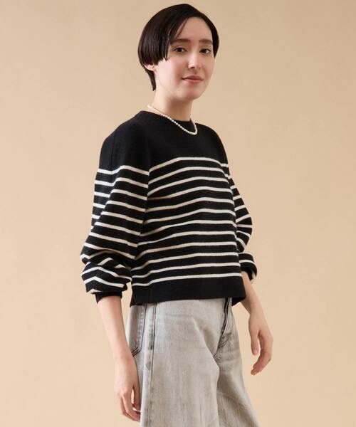 アルチビオ　◆　ウール混リブニットプルオーバー　新品未使用 martinique（マルティニーク） ニット セーター ウーレンウール