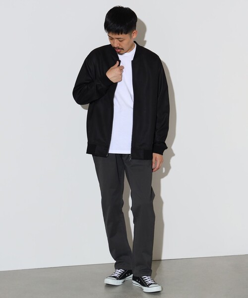 BEAMS HEART ma1 ma-1 ヘリンボーン フェイクスウェード MA-1 メンズ 