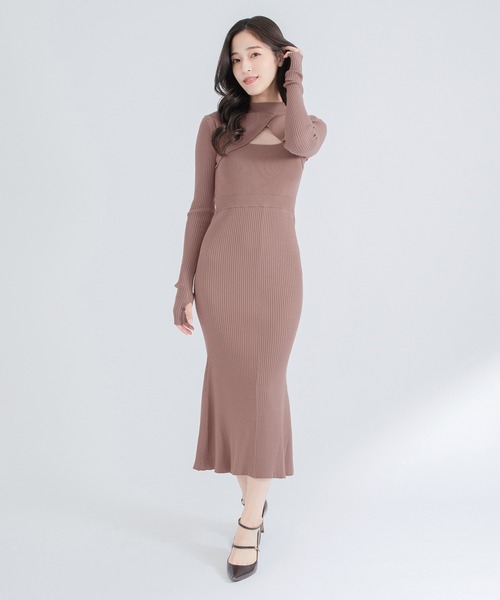 qumerry.」 ニットワンピース MEDIUM ブラック レディース : ZOZOTOWN  