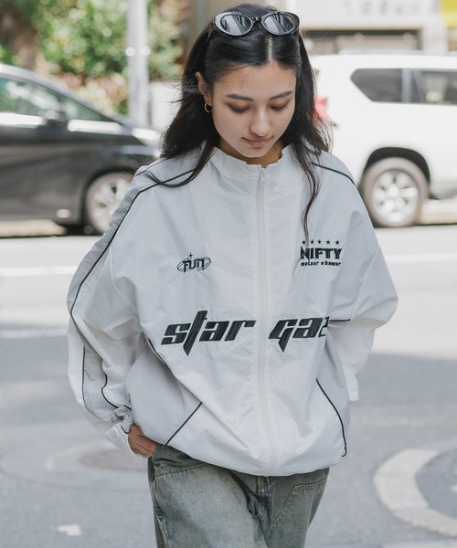 digne スポーティブルゾン SUGGESTION ブルゾン アウター SUGGESTION/サジェッション ナイロン