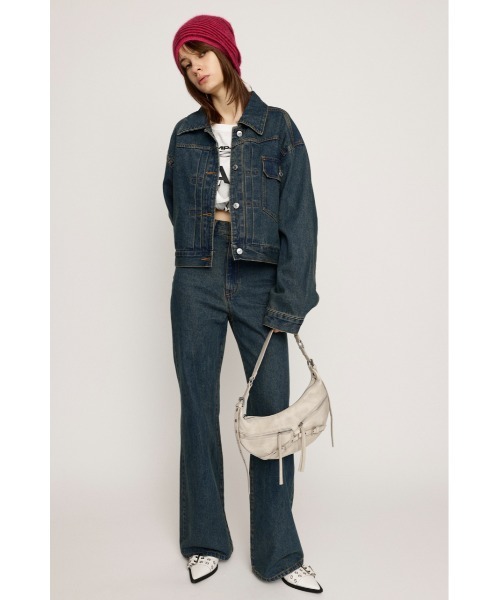 スライ デニムパンツ SLY（スライ） 加工デニムパンツ 1 ブラック レディース : ZOZOTOWN