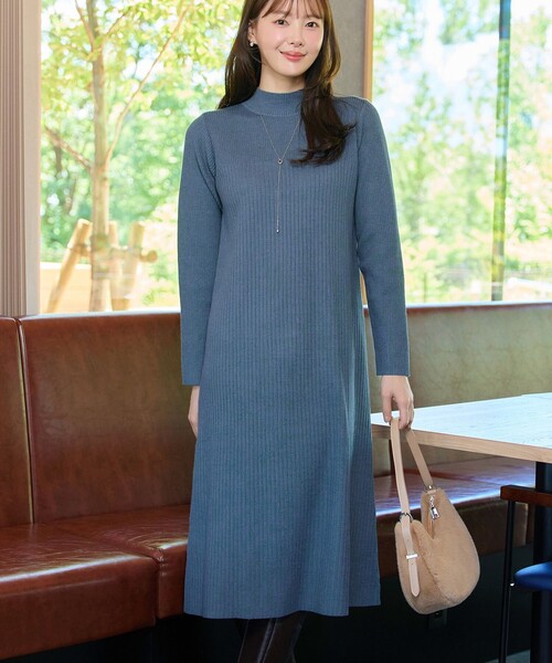 Tiaclasse ワンピース リブ切替ニットワンピース : ZOZOTOWN Yahoo!店