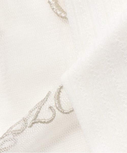 mezzo piano セットアップ 音符刺繍チュールワンピース＆ブルマ付  