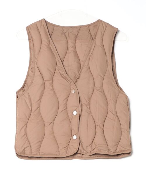 and per se フード付きキルティングベスト ダウンベスト メンズ 秋冬 男女兼用べスト フード付き キルティング